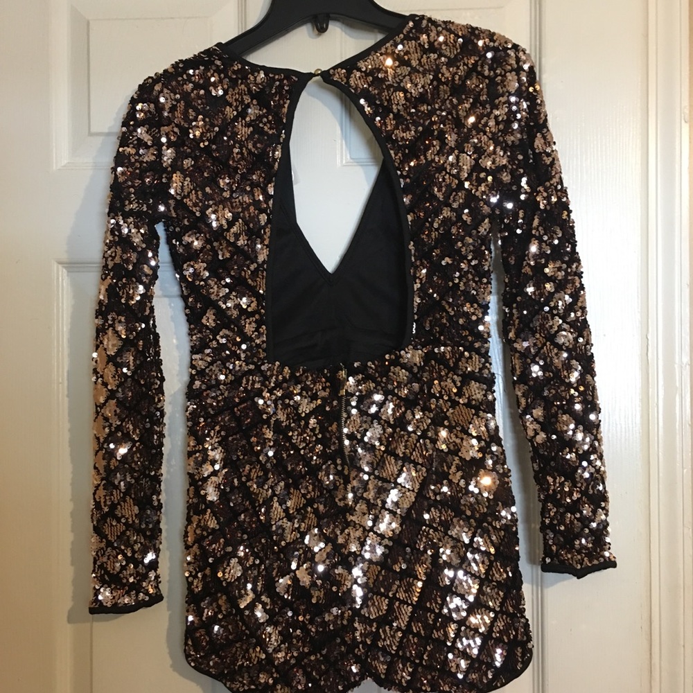 Rose Gold Romper - Picture 2 of 4